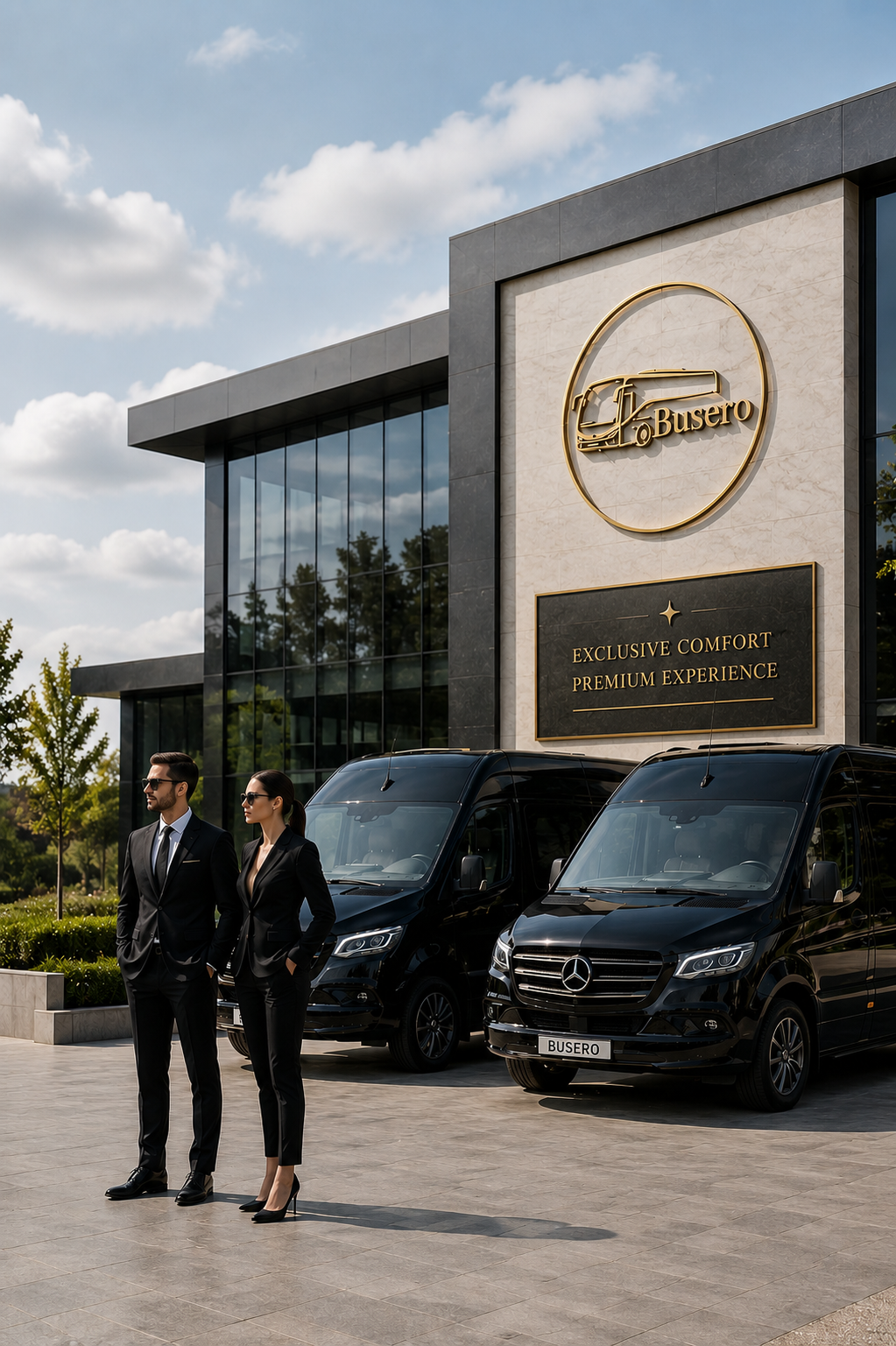 Șoferi Busero verificați transportând colete și persoane pe rutele premium din Europa